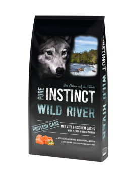 PURE INSTINCT WILD RIVER mit Lachs für Hunde 2x12 kg